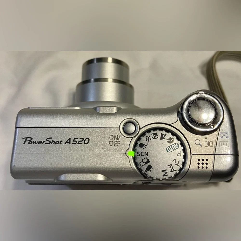Canon PowerShot A520 Ai AF Digital Camera 4.0 Megapixel 4x Optical Zoom - Works - Picture 6 of 7